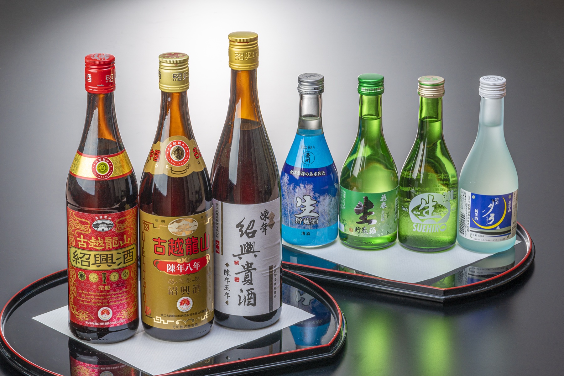 黄鶴楼で楽しめる紹興酒と日本酒